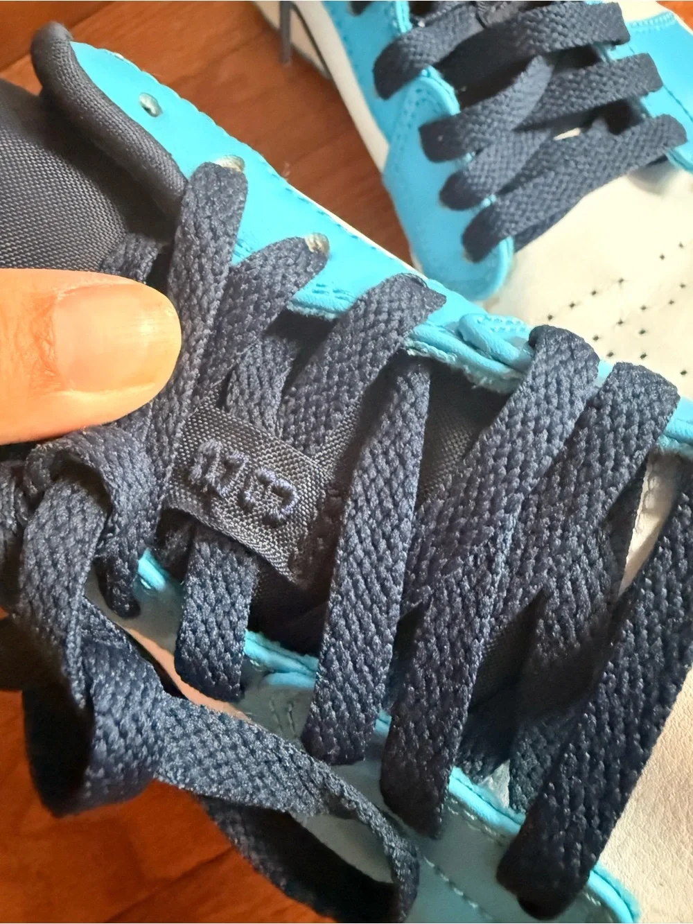 Blue Nike Air Jordan’s Men’s Shoes, size 8.5